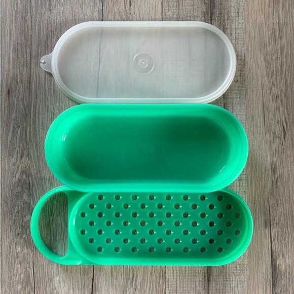 Vintage TUPPERWARE Jadeite Green Lot Set 9 Pieces Containers - Picture 2 of 14